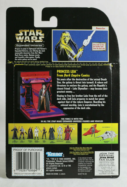 Star Wars Expanded Universe Princess Leia Figure Dark Empire Kenner 1998 AFA U90 for sale online
