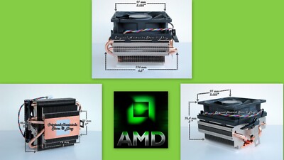 Genuine AMD Heatsink Cooling Fan for AMD FX 8150 3.6 / 4.2 GHZ Socket AM3+ CPU's