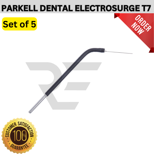 Parkell Dental Electrosurgery (Set of 5 Tips) Reusable Electrosurge T7