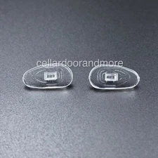 Replacement Nose Pads for Cazal Eyeglasses Sunglasses 17mm D-Shape Push-In CZ-50