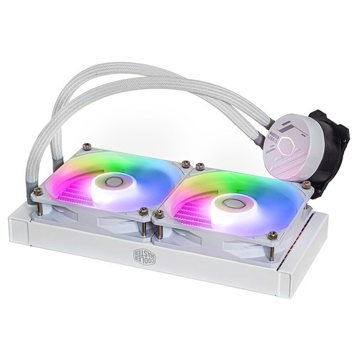 CoolerMaster 240L Core ARGB White CPU Liquid Cooler 120 mm MLW-D24M-A18PZ-RW - 第 4/5 張圖片
