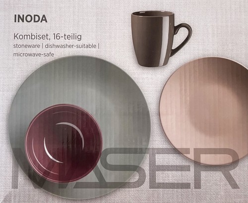 16-tlg. Mäser Tafelservice Kaffeeservice Kombiservice Kombi-Set Serie INODA NEU - Bild 4 von 4