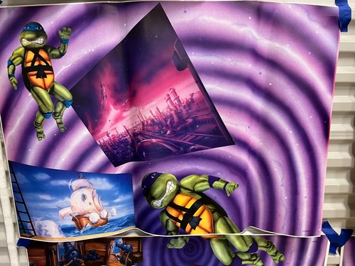 NOS Konami TMNT: Turtles In Time side art - the real deal! WoW! - Picture 3 of 8