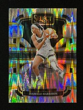 2024 Panini Select WNBA Isabelle Harrison #24 Silver Flash Prizm Sky