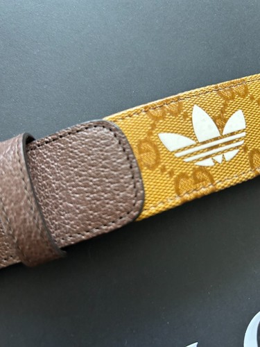 NWT Gucci X Adidas GG Marmont Belt Size 85/34 406831 - Picture 4 of 13