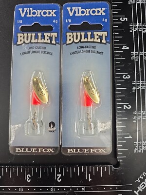 [2] Blue Fox Vibrax Bullet 1/8 OZ 