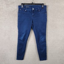 Kut From The Kloth Jeans Womens 2 Blue Brigitte Ankle Skinny Dark Wash Stretch