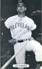 LOU KLIMCHOCK  AUTOGRAPHED J D McCARTHY CARD PSA/DNA