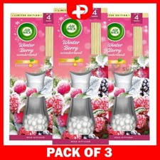 Air Wick Reed Diffuser Air Freshener Winter Berry Wonderland 25ml Pack of 3