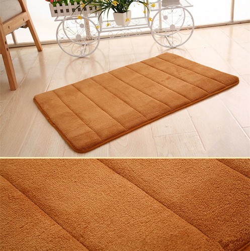 Memory Foam Soft Bath Mat Bathroom Floor Rug Anti-skid Carpet Hot Sale - Imagen 4 de 25