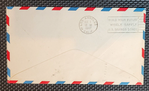 Luftpostdienst mit Hubschrauber A.M. 84 Pasadena Kalifornien Ersttagsbrief FDC - Bild 2 von 2