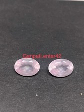 Rose Quartz Loose Gemstone Faceted Oval Cut 16x12 MM Natural Calibrated Size E