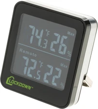 Digital Hygrometer with Convenient Design, Backlit Screen and Min/Max Reading fo