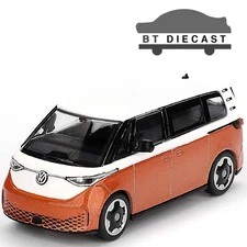 MINI GT VW VOLKSWAGEN ID. BUZZ VAN 1/64 CANDY WHITE / ENGERGETIC ORANGE MGT01061