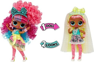 DEFEKTE BOX TWEENS SWAP Fashion Puppe CORA 16cm Double Look L.O.L. Überraschung LOL