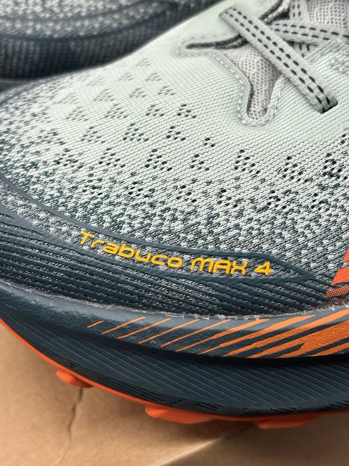 ASICS Men's Trabuco Max 4 Running Shoes, Cold Moss/Nova Orange - Mens 10.5 US - Image 3 of 4