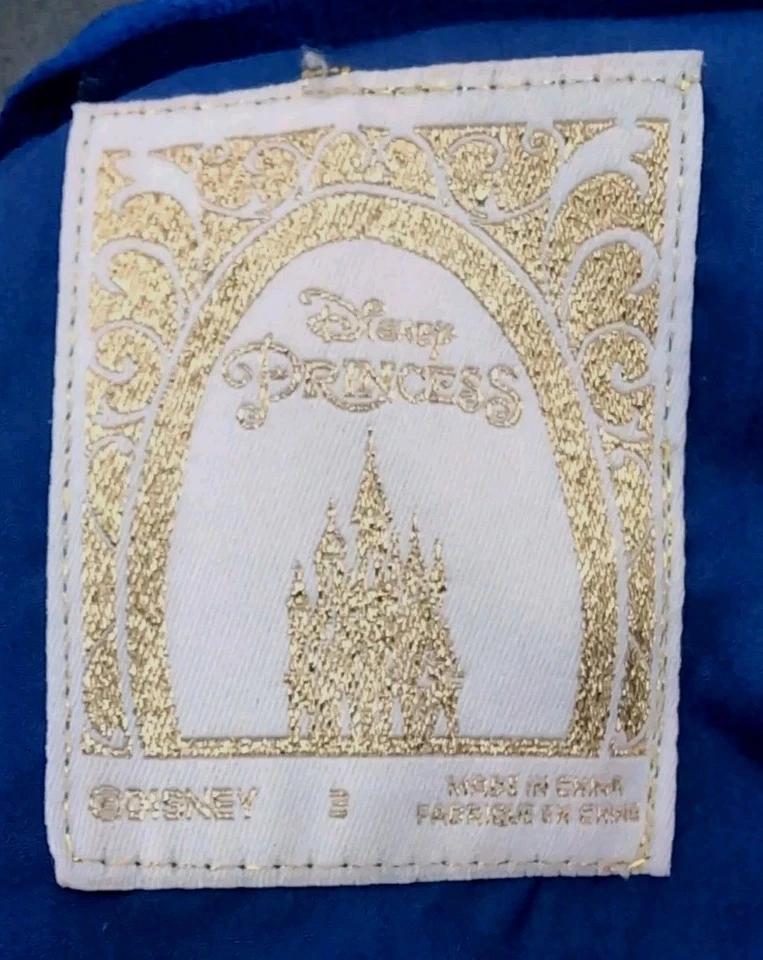 Vestido prata azul princesa Cinderela parques da Disney glitter carruagem infantil tamanho 3 - Imagem 4 de 4