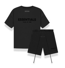 Essentials Fear of God  T-Shirt Shorts 2-PC SETS  New Drop  2XS-2XL