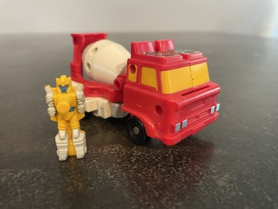 Transformers G1 Autobot Targetmaster Quickmix & Ricochet Hasbro Takara 1988