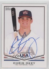 2011 Topps USA Baseball Team Auto Chris Okey #USA-A59 Auto n1u