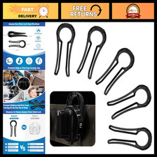 Child Safety Gas Stove Knob Lock Covers - Baby Proof Oven Knobs 5 Pack Black