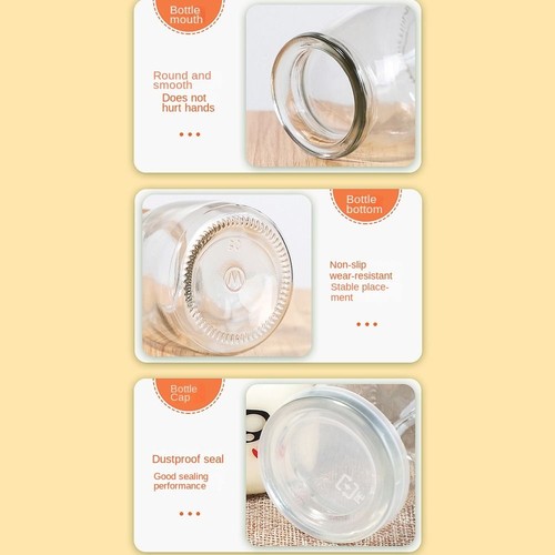 Storage Cups Pudding Bottle Glass Bottle Wedding Favors Baby Food Dessert - Picture 6 of 7