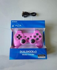 🎮 Manette PS3 Rose + chargeur offert 🎁 "Neuve et Scellée 🔒"