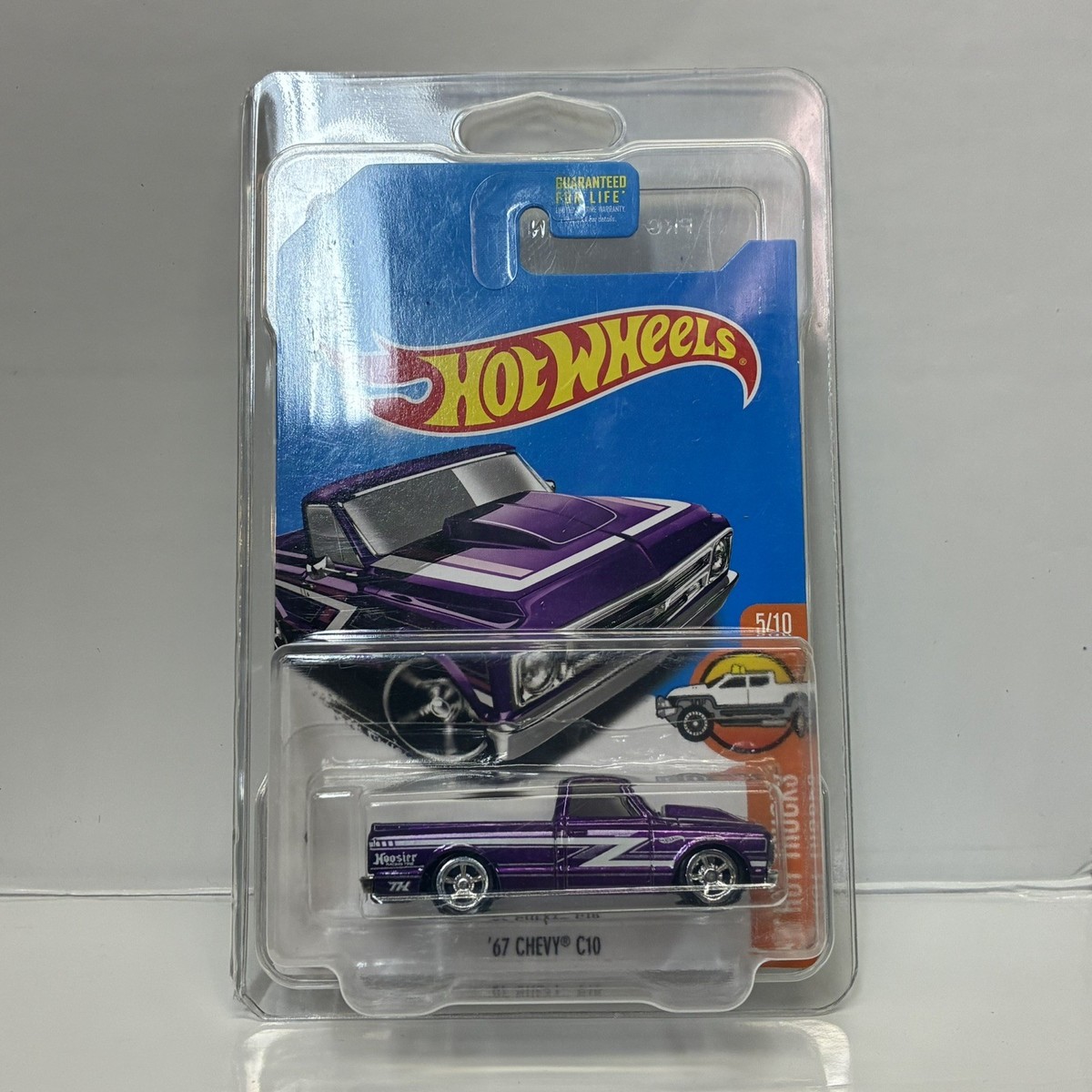 Hot Wheels 2017 Super Treasure Hunt '67 Chevy C10 Purple with