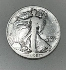 1943 Walking Liberty Half Dollar – 90% Silver – WWII-Era – Circulated