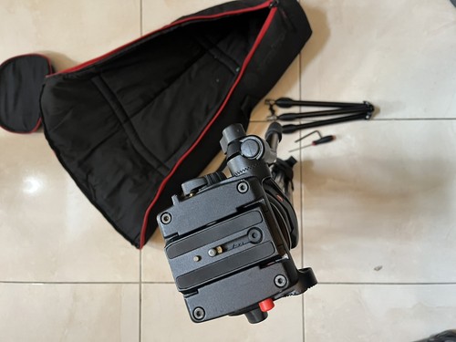 Manfrotto 501HDV tripod head with manfrotto tree section, 2 stage - Picture 2 of 11