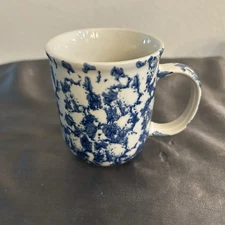 Folk Craft Animals Blue Sponge Pattern by Tienshan Coffee Mug