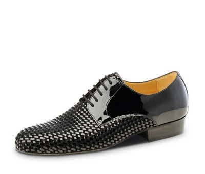 Nueva Epoca Herrn Tanzschuhe Werner-Kern - Rio Negro - Velourleder/ Lackleder 