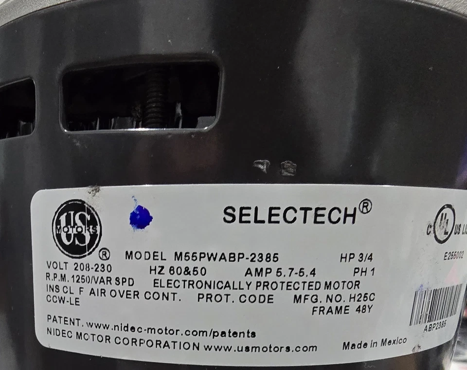 Furnace Blower Motor Replaces Goodman Amana Janitrol 0131M01101 - Image 3 of 4