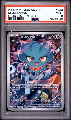 Misdreavus graded PSA 9 for sale on eBay