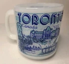 VINTAGE Glasbake TORONTO Milkglass Coffee Mug Tea Cup 12 oz RARE