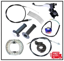 Mini Bike Throttle Assembly Kit Mini Bike Drum Brake Lever 7/8 22mm Handlebar