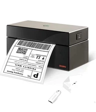 ORGBRO Business, Thermal 4x6 USB Printer Small for Label Shipping No Paper incld