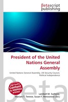 Lambert M. Surhone (U. A.) | President Of The United Nations General Assembly