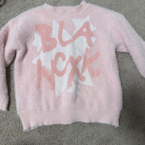 Lazy style soft and sticky knitted sweater women's top sweater pink Size Asian S - Picture 3 of 3
