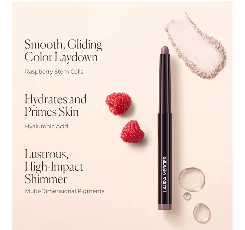 Laura Mercier Caviar Stick Cream Eyeshadow, Starlight, .317 Oz Shimmer Roseglow - Image 4 of 4