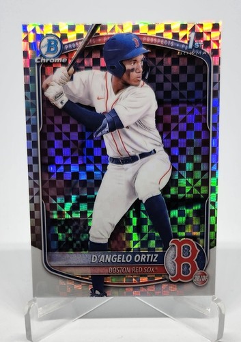 2025 Bowman D'Angelo Ortiz 1st Chrome X-Fractor #BCP-61 - Boston Red Sox