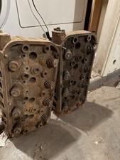 1955 Chrysler 331 Hemi Cylinder Heads Pair Oem 1556157-1 Early Firepower Race