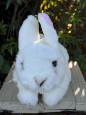 PELUCHE CONEJO RATÓN EN LA CASA OREJAS ROSAS CONEJITO DE PASCUA BLANCO DE HOTOT CONEJO 10”