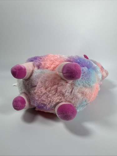 Pastel Rainbow 12" Llama Alpaca Stuffed Plush Stuffed Animal KellyToy Tie Dye - Picture 5 of 8