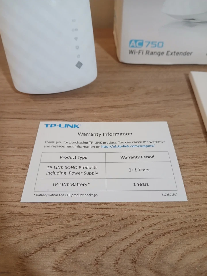 TP-Link Wi-Fi Range Extender UK Networking RE220 AC750 Dual Band Mesh  - Image 4 of 4