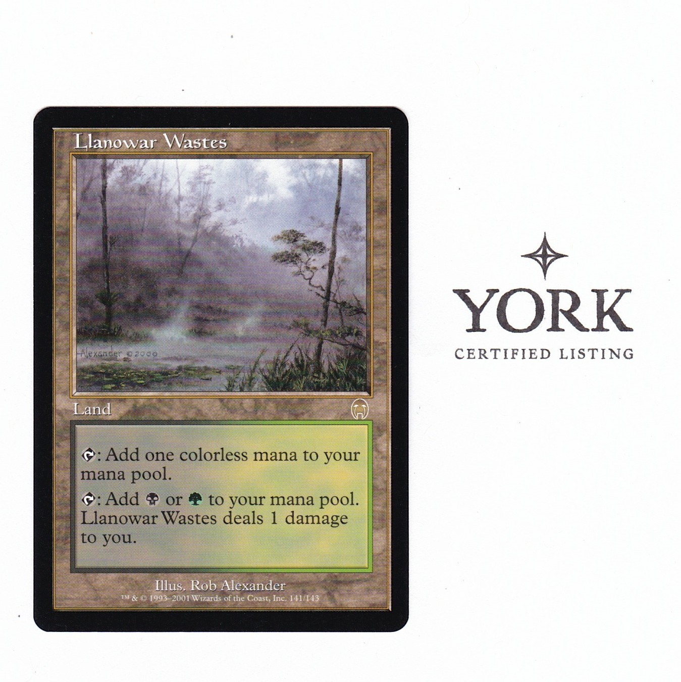 MTG Llanowar Wastes - Apocalypse #141/143 - NM Regular EN