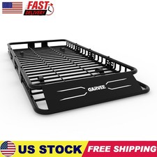 84x 39x 6 Universal Roof Rack Basket 200 Lbs Rooftop Cargo Carrier Basket