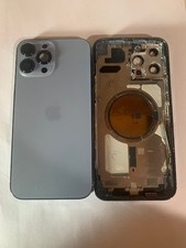OEM Apple iPhone 13 Pro Max Back cover rear glass chasis Sierra Blue  A 