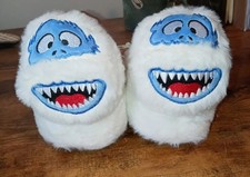 Rudolph size 5/6 toddler Red Nosed Reindeer Snowman Character Kids Slippers