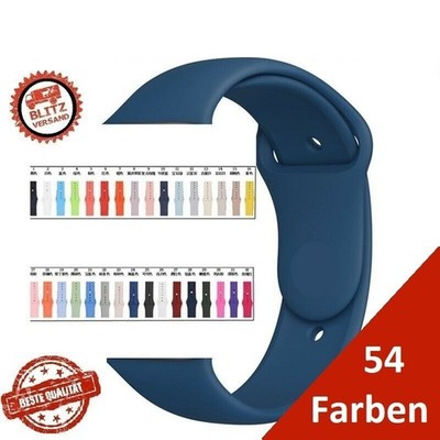 Silikon Ersatz Armband Sport LOOP  für Apple Watch Ultra 11 10 9 8 7-1  38-49 mm